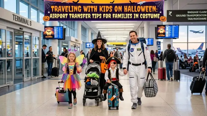 traveling with kids on halloween