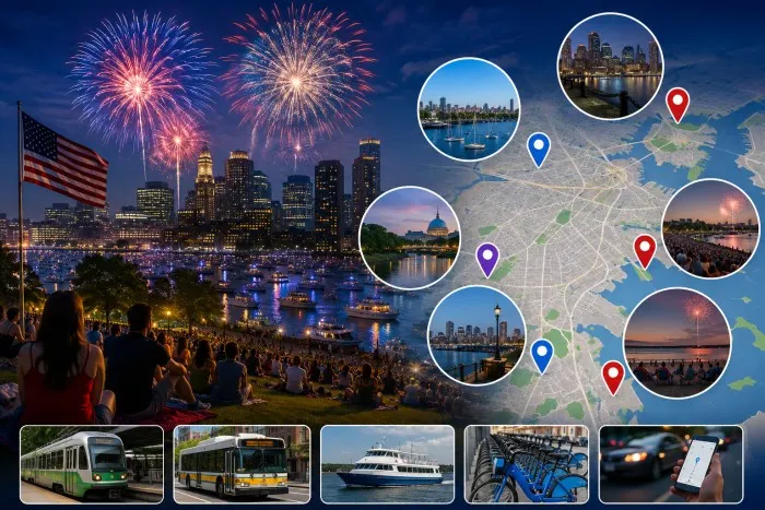 best places to watch 4th july fireworks in boston