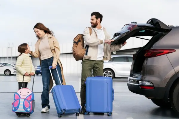 family travel taxi cab family travel taxi cab