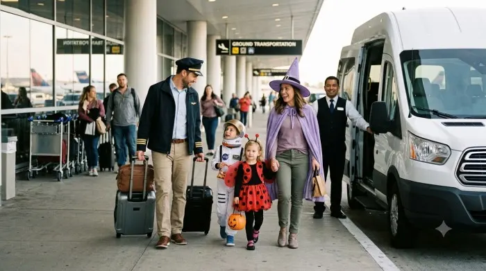 traveling with kids on halloween